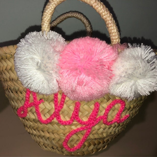 Straw bags Wedding guest gift Easter Basket Basket BACHELORETTE PARTY Bag Bridesmaid Gift Monogram basket Monogrammed bag