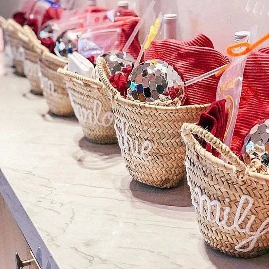 Personalized straw moroccan basket,bridal shower bags,customized straw bags,custom beach bag,straw tote,embroidered bags