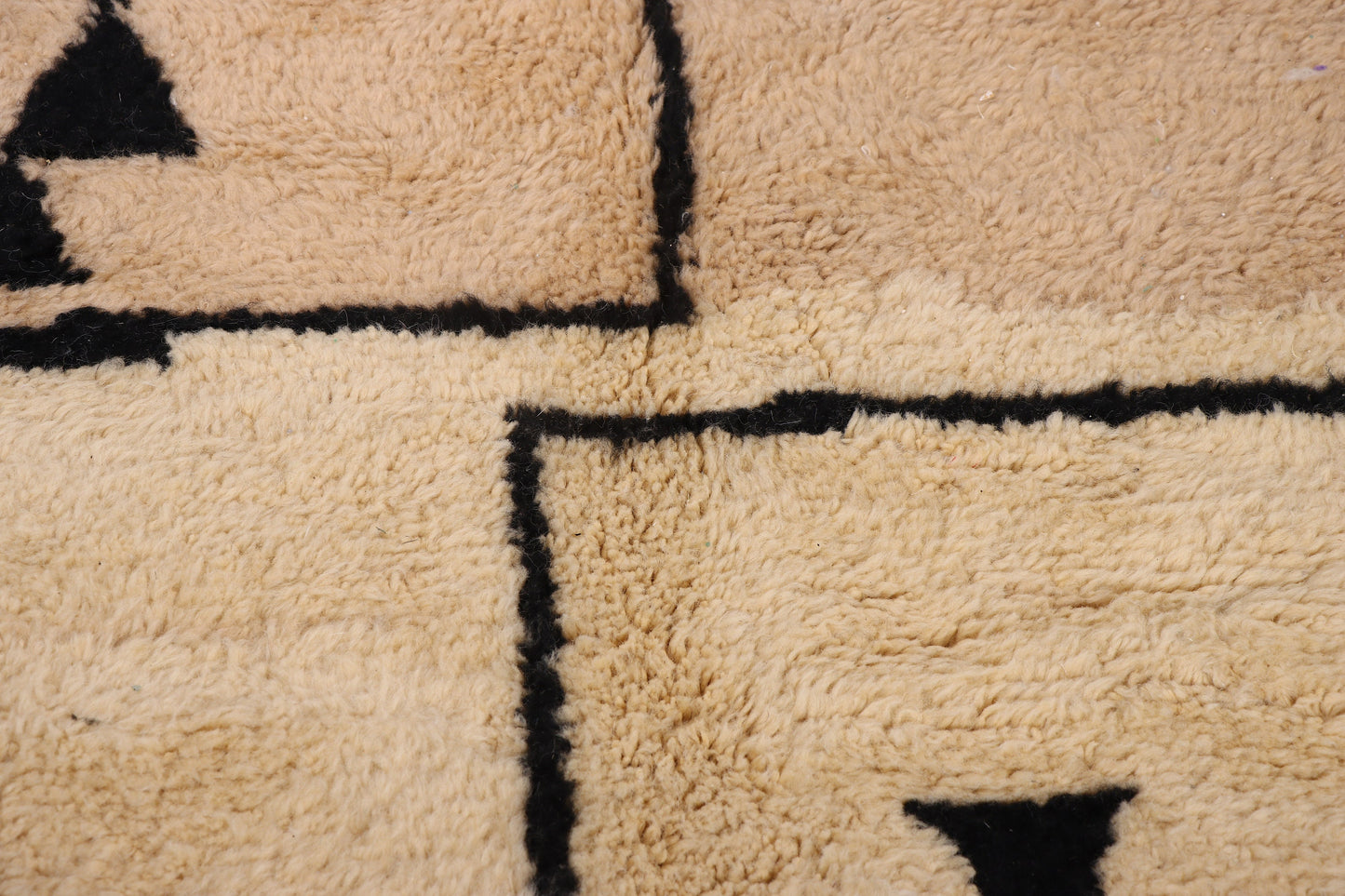 Moroccan rug ivory - Solid creamy rug - Plain cream rug - Wool berber rug - Beni ourain rug - Custom rug - Handmade rug - Moroccan area rug