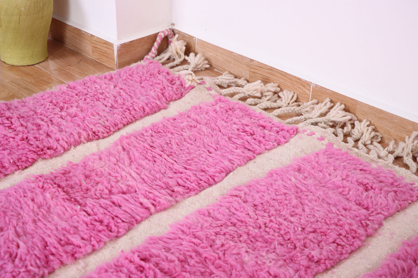 Gorgeous Moroccan Runner Rug - berber Colorful Runner Rug - Authentic Moroccan Pink rug -Berber Runner Carpet - Authentic boujaad runner rug