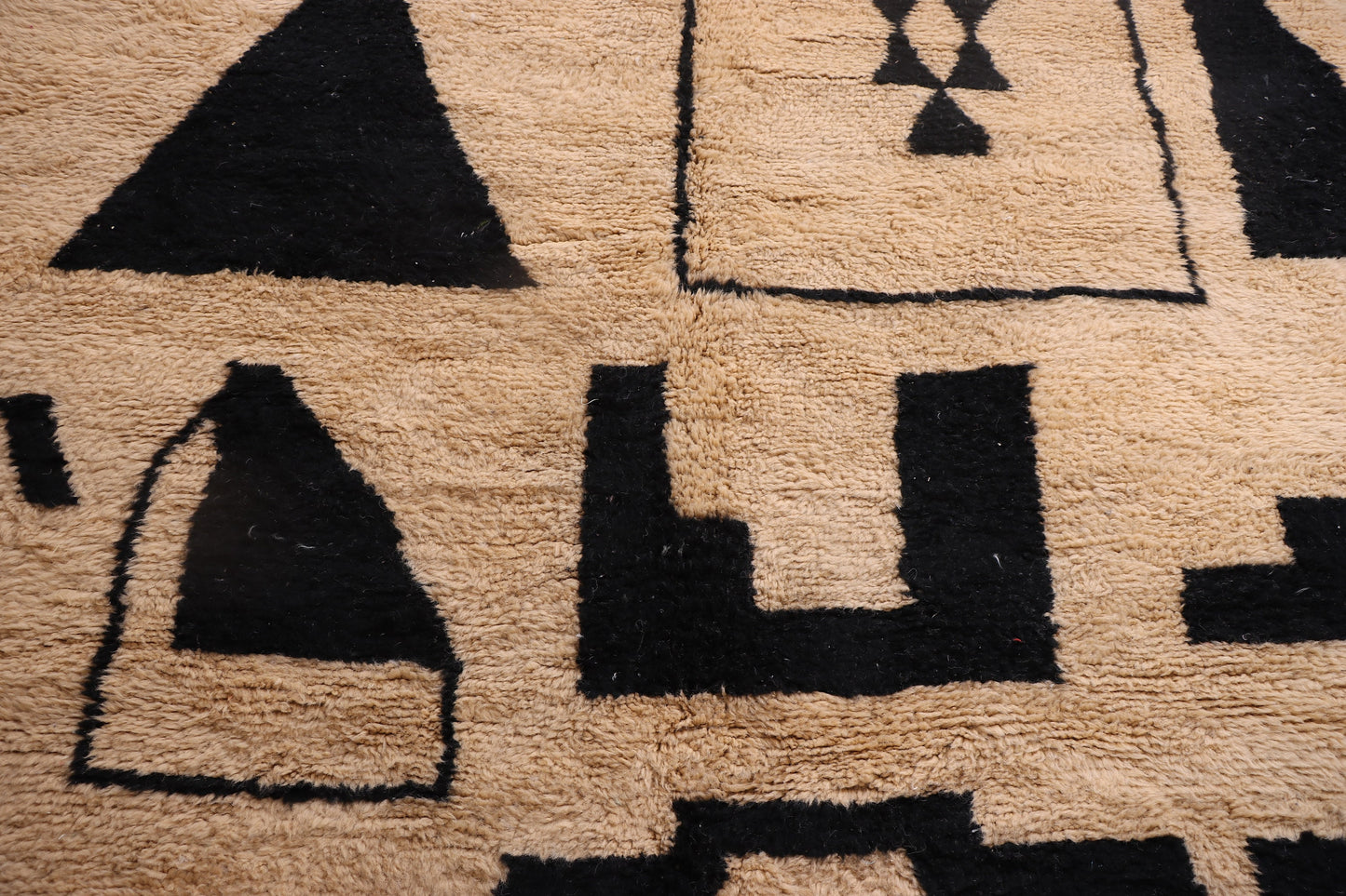 Moroccan rug ivory - Solid creamy rug - Plain cream rug - Wool berber rug - Beni ourain rug - Custom rug - Handmade rug - Moroccan area rug