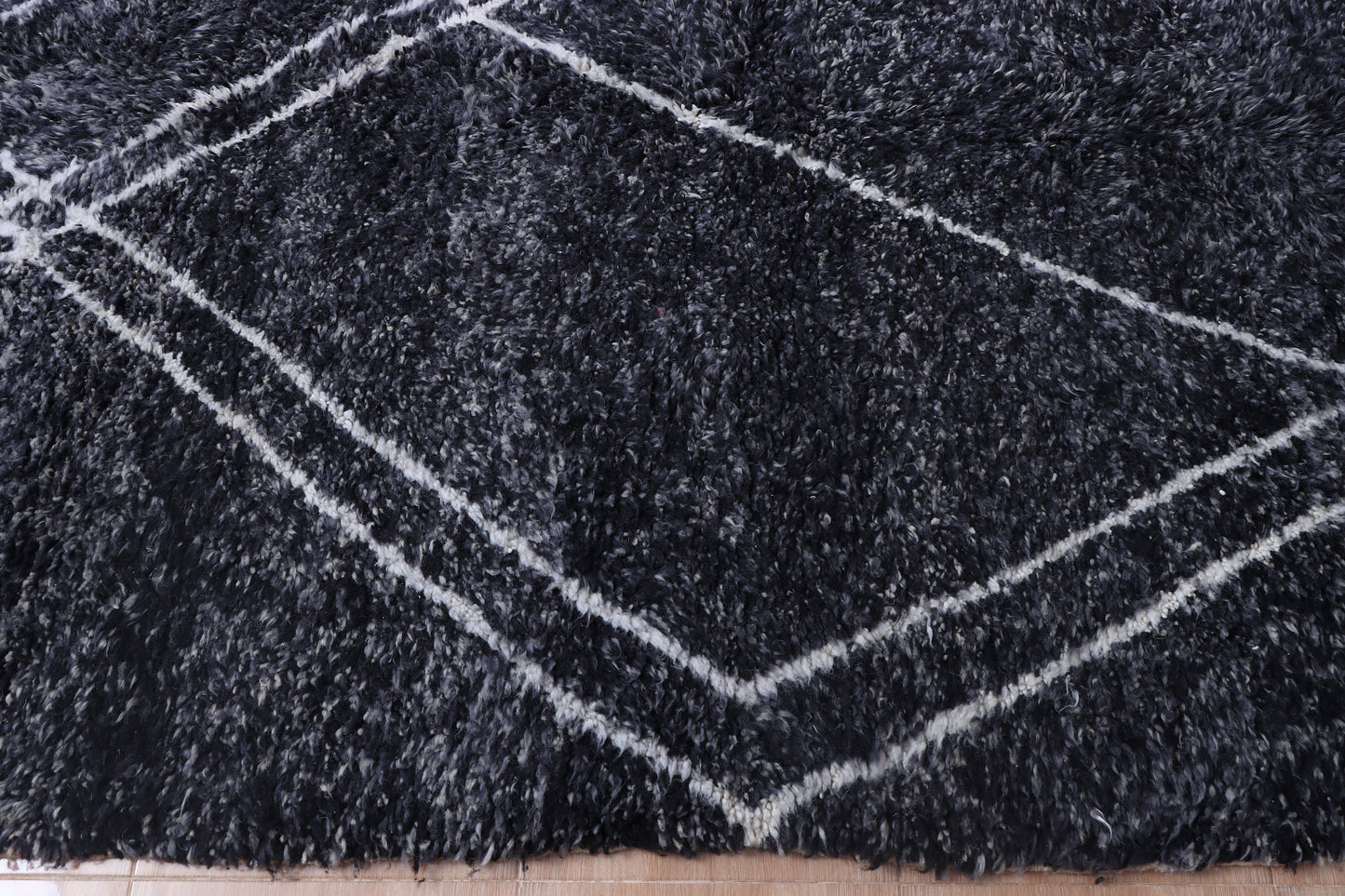 Beni ourain rug- Authentic Moroccan Rug- Custom Beni Ourain rug- Beni Rug- Large Moroccan Rug- Black &amp; White Rug- Custom rug