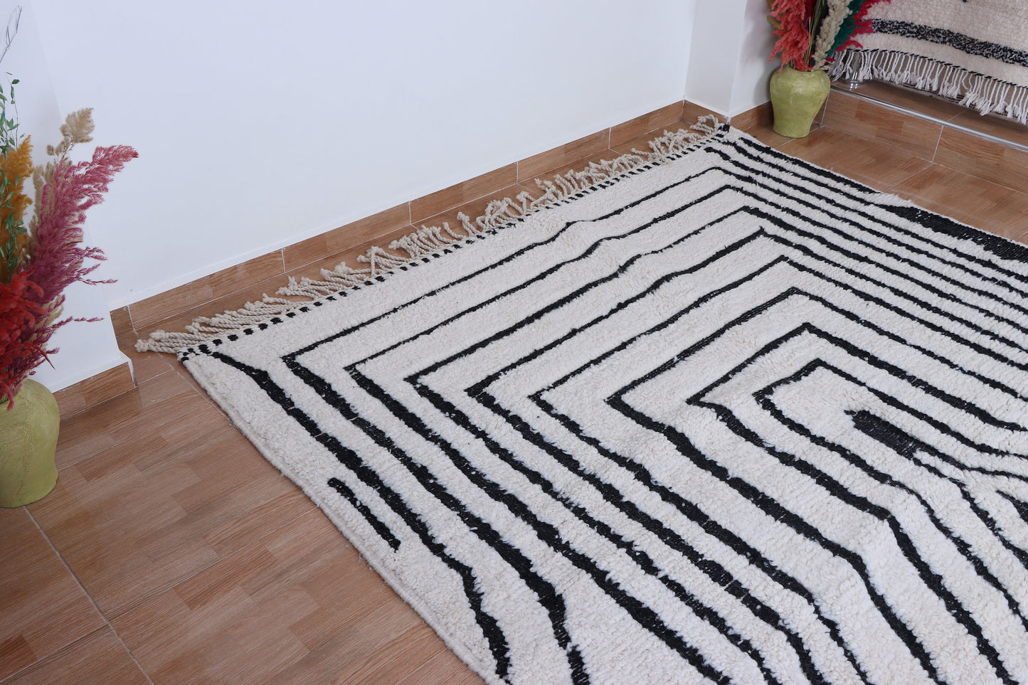 Moroccan Checkered rug - Moroccan rug Checkered - Handmade rug - Moroccan rug - checker board rug - Beni ourain rug - Berber rug - Wool rug