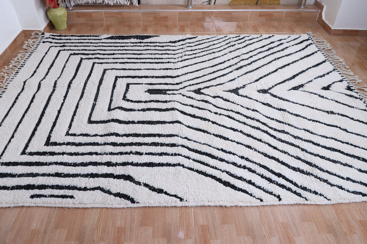 Moroccan Checkered rug - Moroccan rug Checkered - Handmade rug - Moroccan rug - checker board rug - Beni ourain rug - Berber rug - Wool rug
