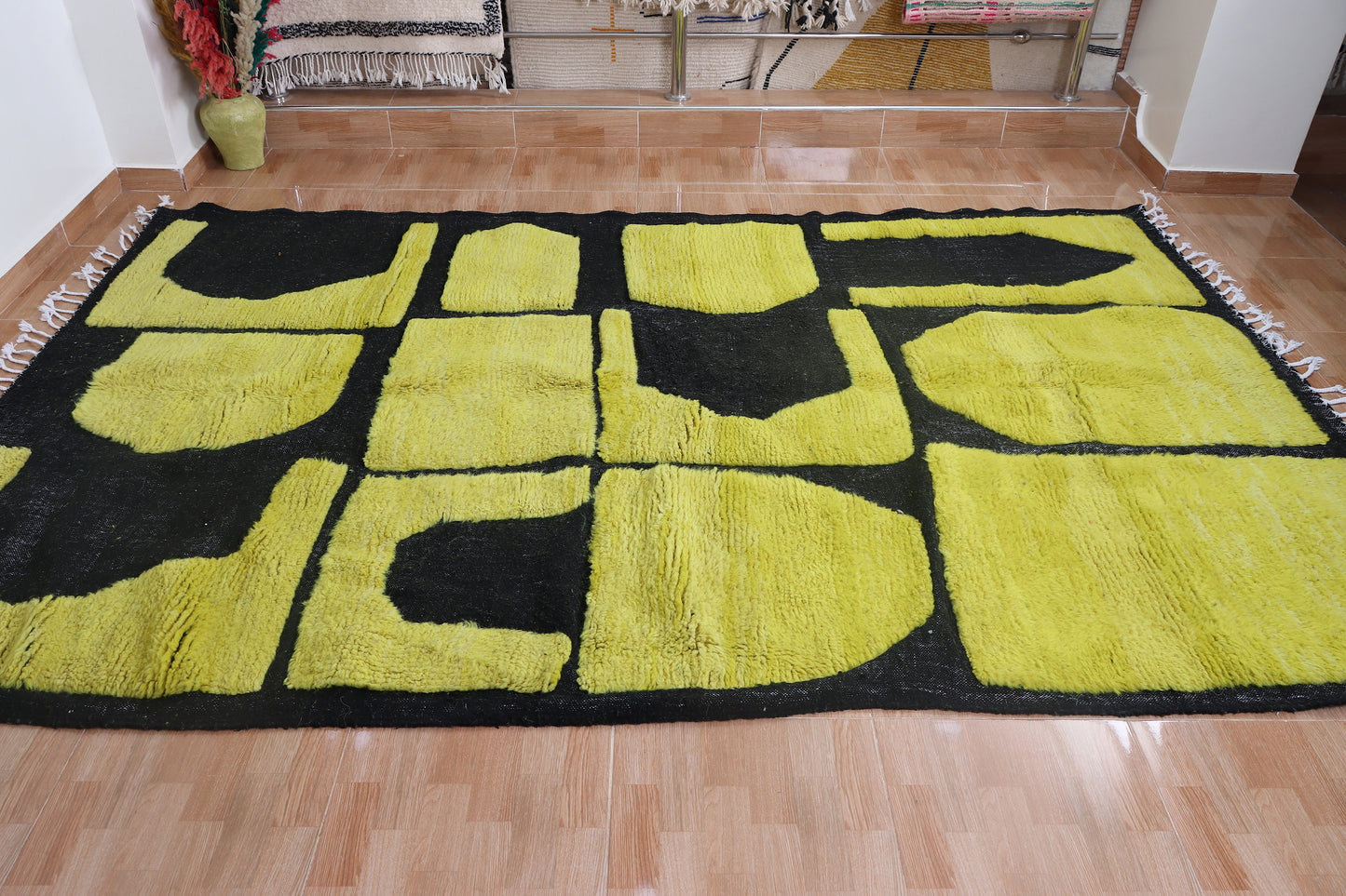 Moroccan Checkered rug - Moroccan rug Checkered - Handmade rug - Moroccan rug - checker board rug - Beni ourain rug - Berber rug - Wool rug