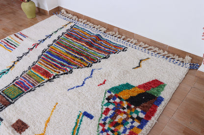 Moroccan rug Hand knotted - Beni ourain rug - Custom rug - handmade rug - Genuine lamb wool - Authentic Moroccan rug - Custom moroccan rug
