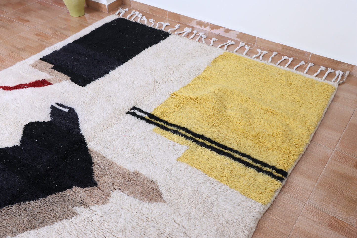 Moroccan rug - Beni ourain Ivory rug - Berber rug - Custom size Moroccan rug - Contemporary rug - Ivory rug - wool rug - Handmade rug