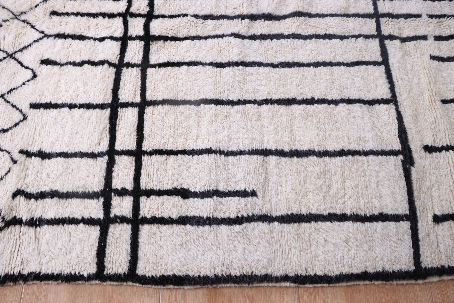 Authentic Beni ourain rug - Moroccan rug - Contemporary rug - custom area rug - Moroccan area rug - custom made rug - Moroccan area rug