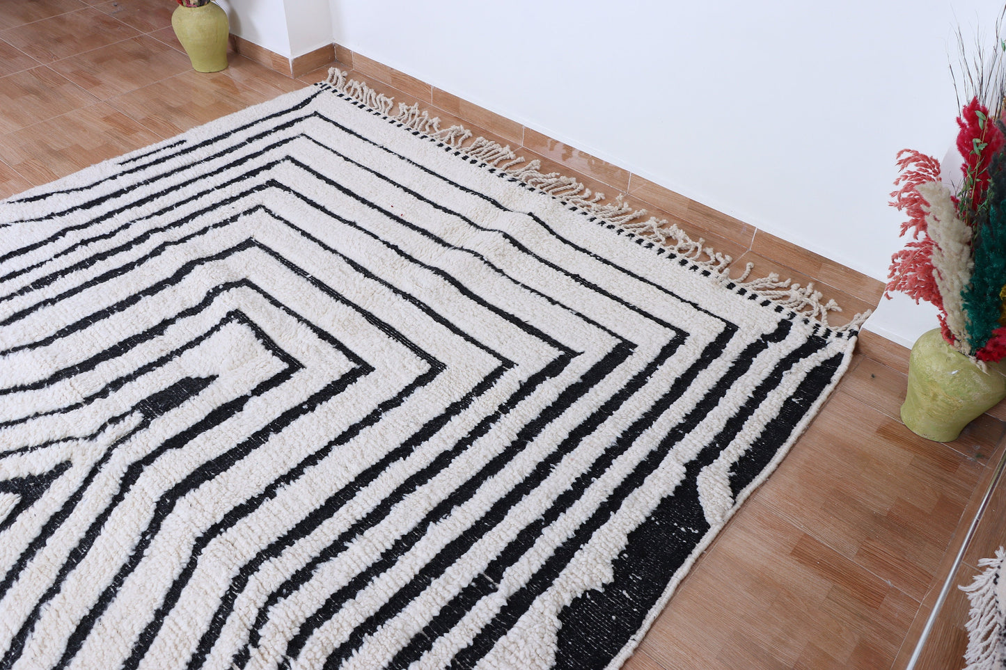 Moroccan Checkered rug - Moroccan rug Checkered - Handmade rug - Moroccan rug - checker board rug - Beni ourain rug - Berber rug - Wool rug