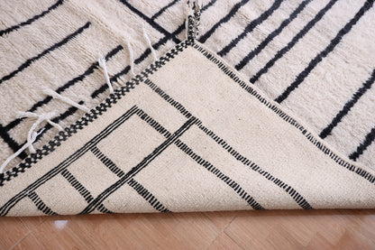 Authentic Beni ourain rug - Moroccan rug - Contemporary rug - custom area rug - Moroccan area rug - custom made rug - Moroccan area rug