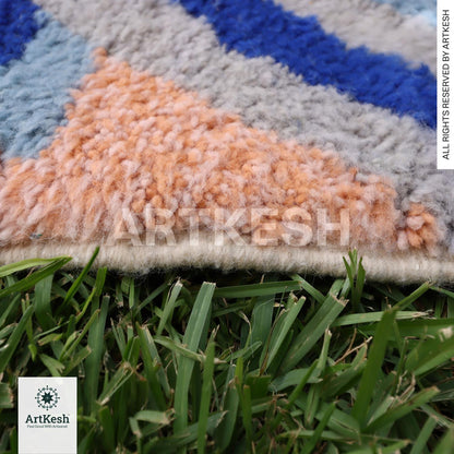 Bohemian Berber Rug | Custom Beni Ourain Floor Rug | Large Area Rug | Organic Wool Rug | Moroccan Rug | Living Room Rug | Hand Knotted Rug