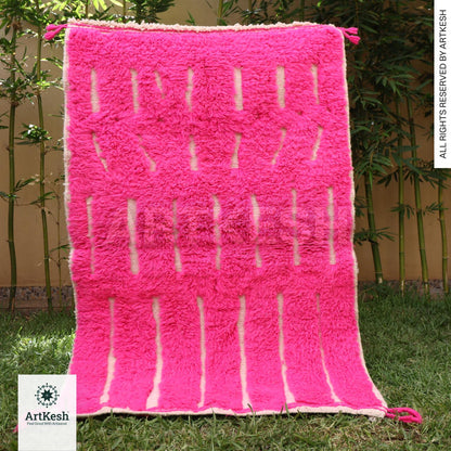 Gorgeous Moroccan Runner Rug - berber Colorful Runner Rug - Authentic Moroccan Pink rug -Berber Runner Carpet - Authentic boujaad runner rug