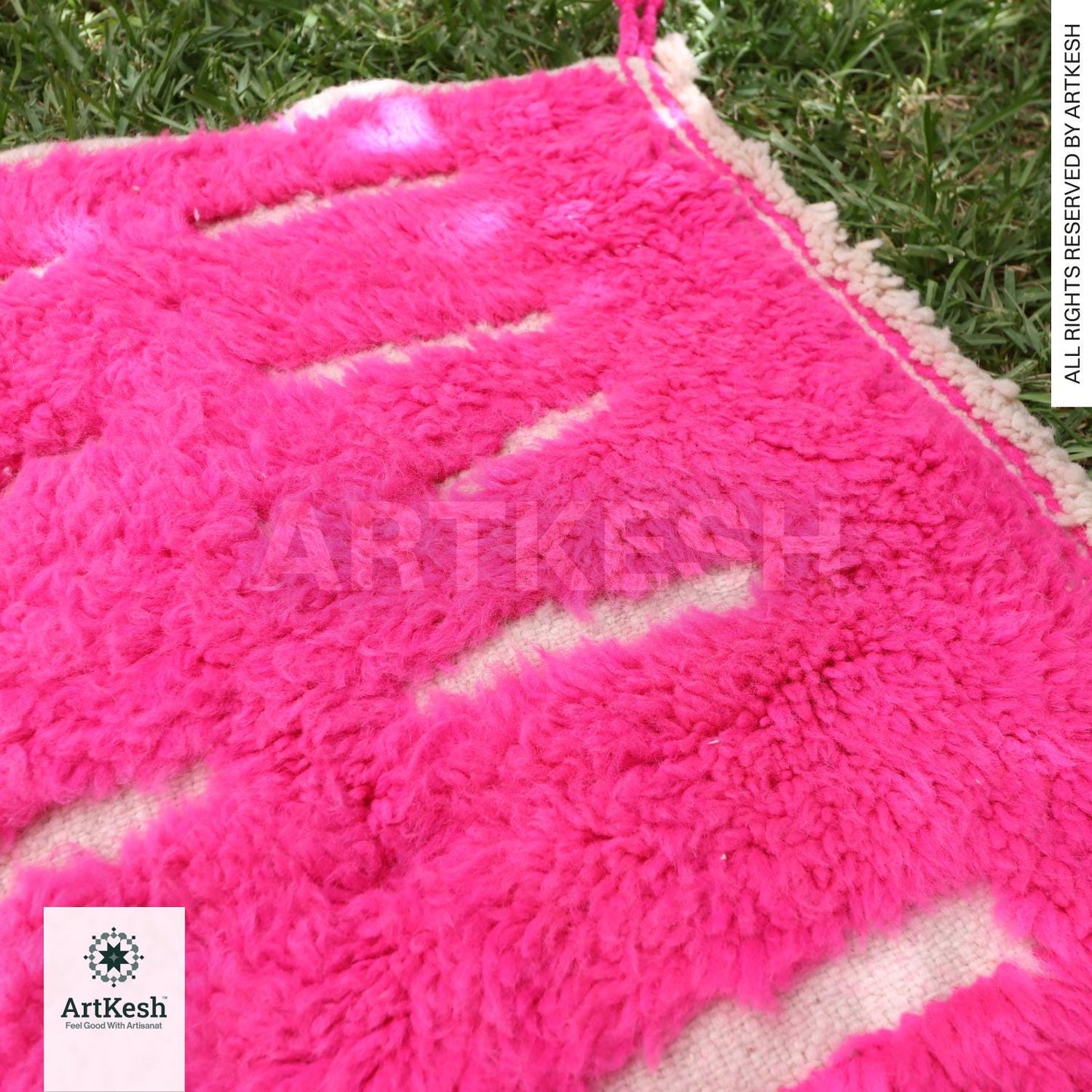 Gorgeous Moroccan Runner Rug - berber Colorful Runner Rug - Authentic Moroccan Pink rug -Berber Runner Carpet - Authentic boujaad runner rug