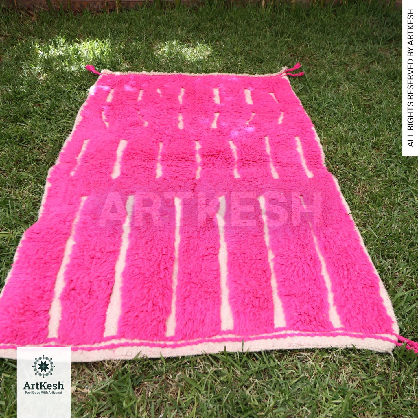 Gorgeous Moroccan Runner Rug - berber Colorful Runner Rug - Authentic Moroccan Pink rug -Berber Runner Carpet - Authentic boujaad runner rug