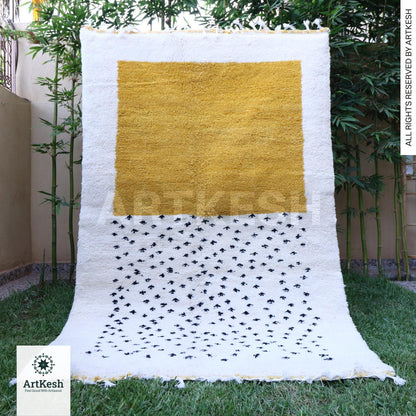 Moroccan Berber rug - Beni ourain rug - all wool berber rug - Custom area rug - handmade rug - Genuine lamb wool - Berber wool rug