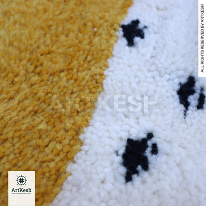 Moroccan Berber rug - Beni ourain rug - all wool berber rug - Custom area rug - handmade rug - Genuine lamb wool - Berber wool rug