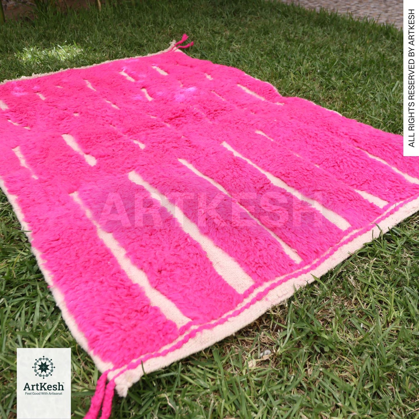 Gorgeous Moroccan Runner Rug - berber Colorful Runner Rug - Authentic Moroccan Pink rug -Berber Runner Carpet - Authentic boujaad runner rug