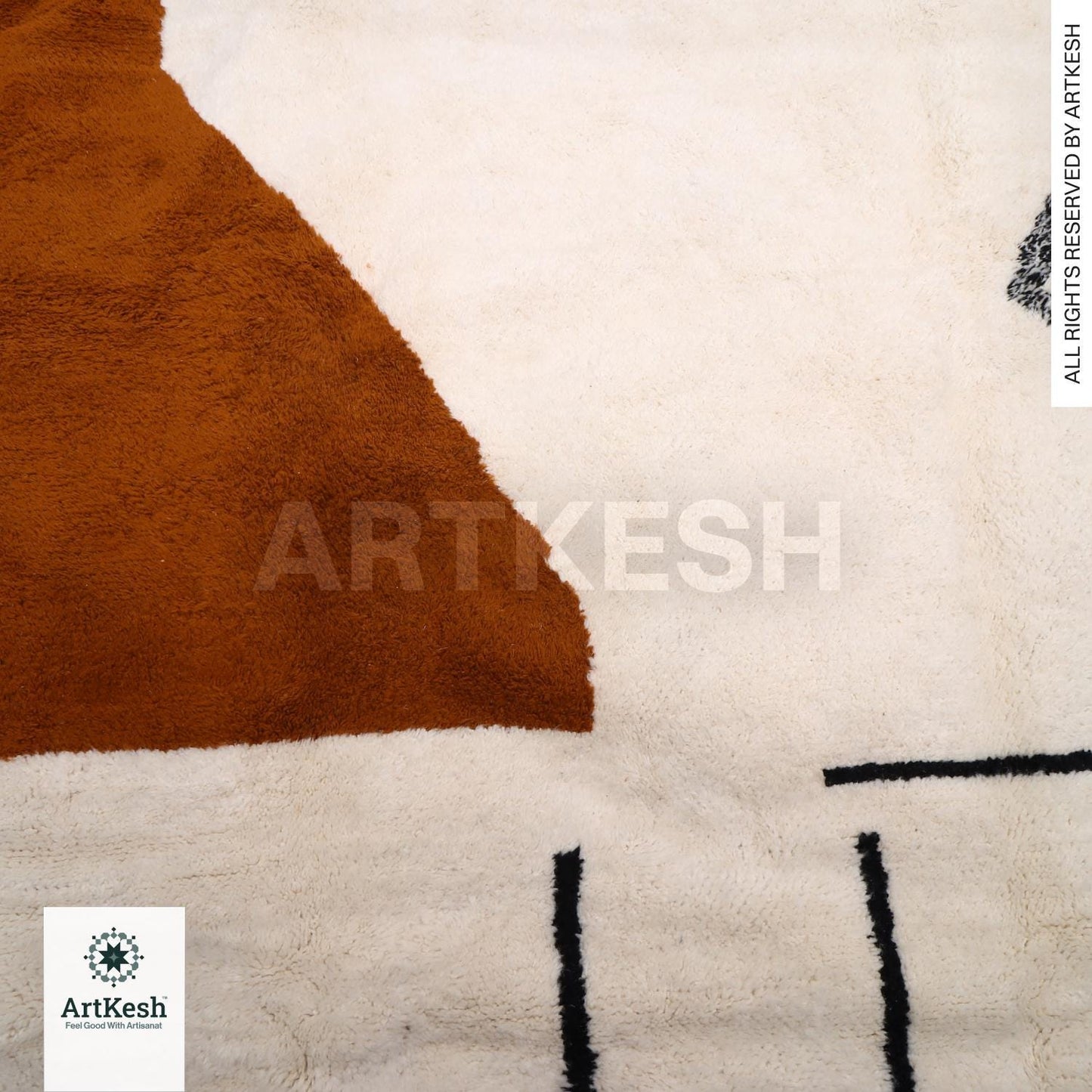 Gorgeous Beni Ourain Custom rugs living room -Berber  rug -Amazing Multicolored Rug-Handmade Wool Rug-Berber Carpet-Genuine Wool Rug .