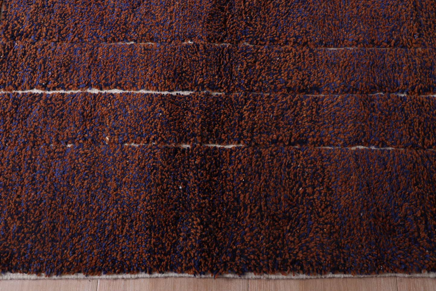 Moroccan grid rug - Handmade berber rug - Custom area rug - Beni ourain rug brown - Living room rug - Moroccan rug - Brown rug wool