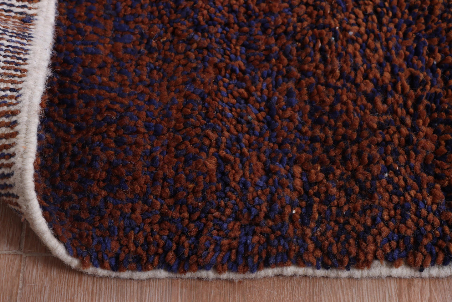Moroccan grid rug - Handmade berber rug - Custom area rug - Beni ourain rug brown - Living room rug - Moroccan rug - Brown rug wool