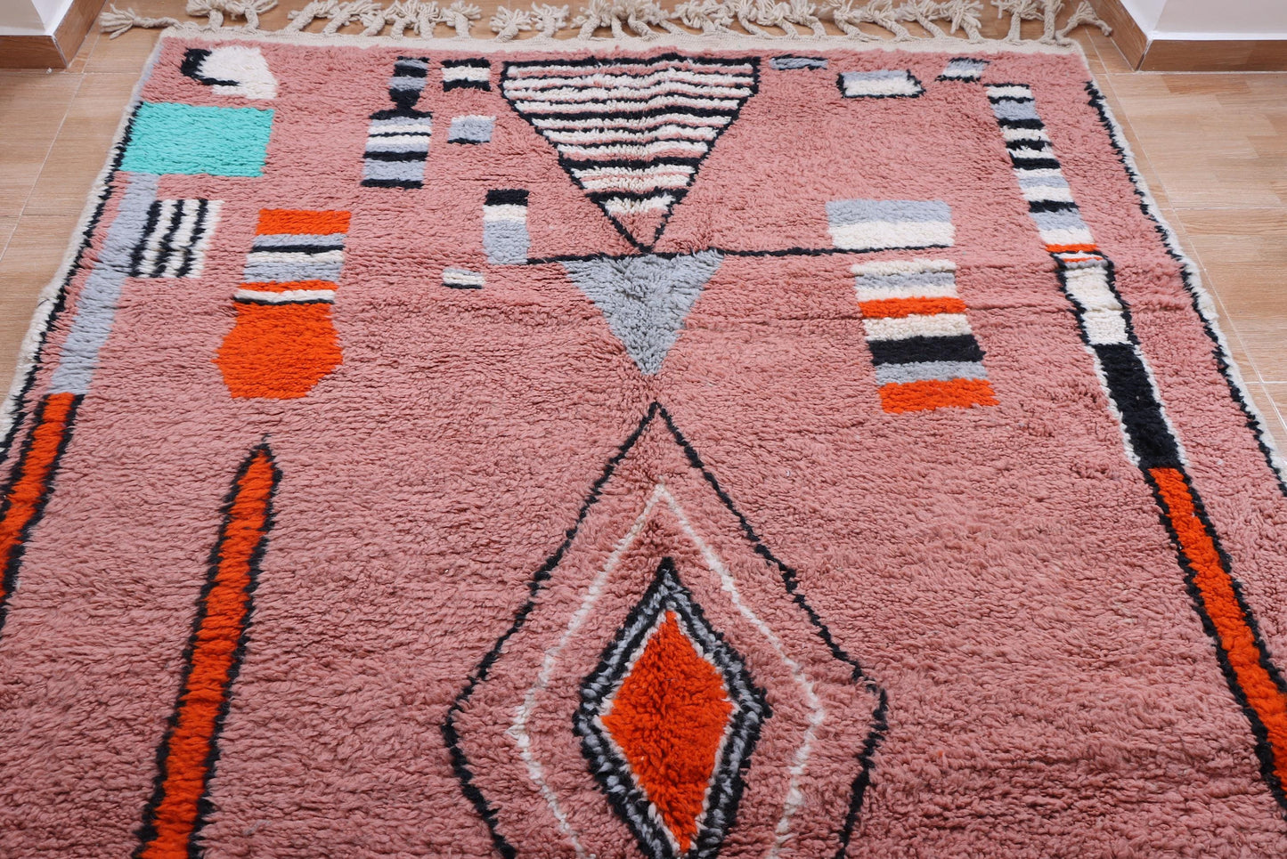 Moroccan Checkered rug - Moroccan rug Checkered - Handmade rug - Moroccan rug - checker board rug - Beni ourain rug - Berber rug - Wool rug