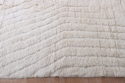 Moroccan rug ivory - Creamy rug - Moroccan cream rug - Wool berber rug - Beni ourain rug - Custom rug - Handmade rug - Moroccan area rug