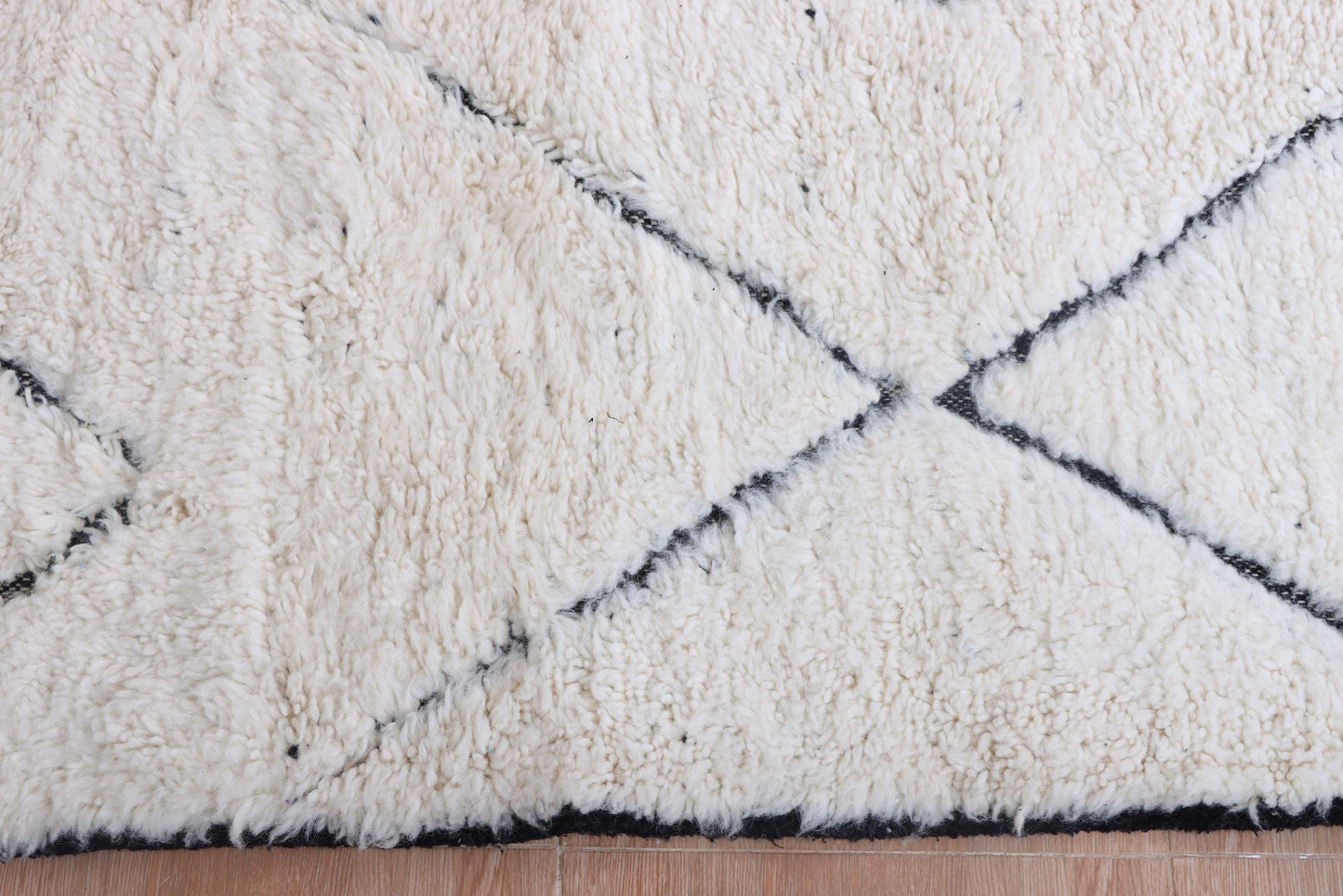 Moroccan rug hand knotted - Beni ourain rug - All wool berber rug - Custom rug - Handmade rug - Genuine lamb wool