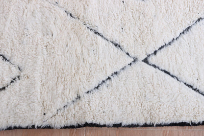 Moroccan rug hand knotted - Beni ourain rug - All wool berber rug - Custom rug - Handmade rug - Genuine lamb wool
