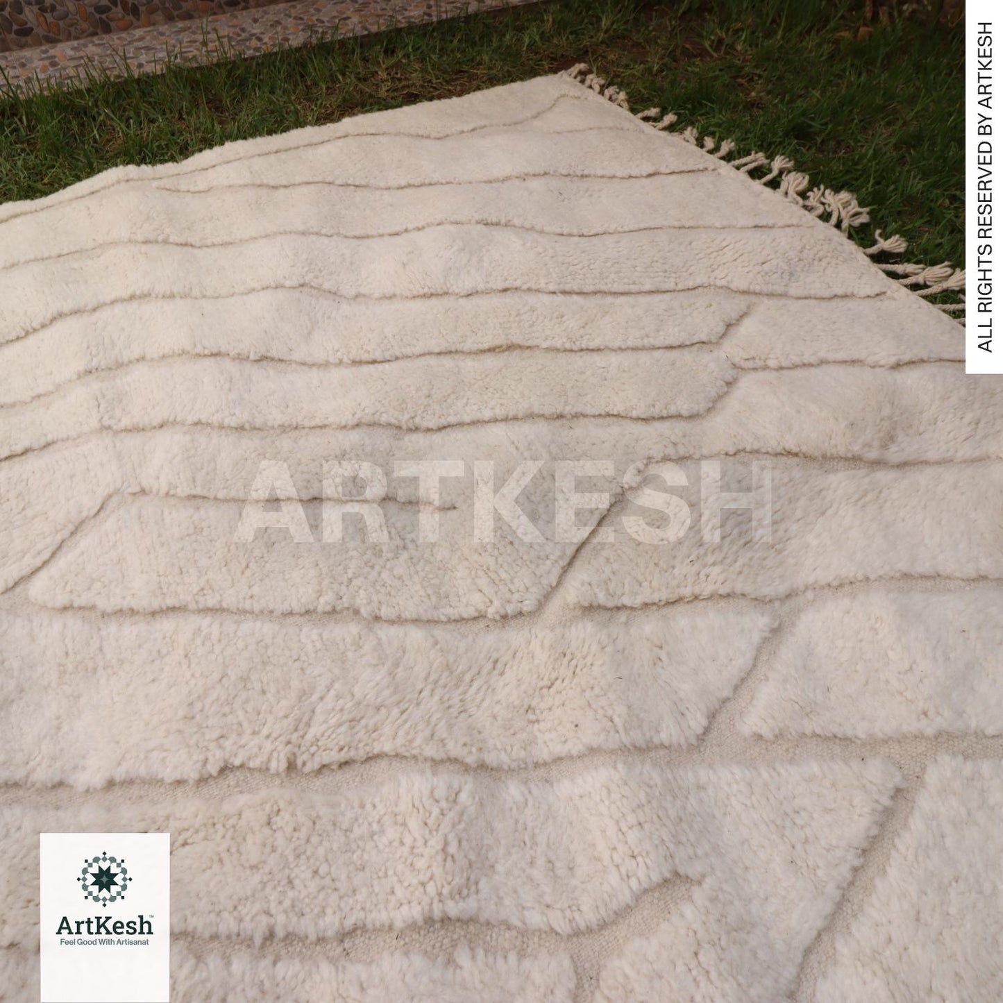 Authentic beni ourain rug - Moroccan rug - Custom rug - Handmade rug - Authentic moroccan rug - Custom moroccan rug - Morocco rug