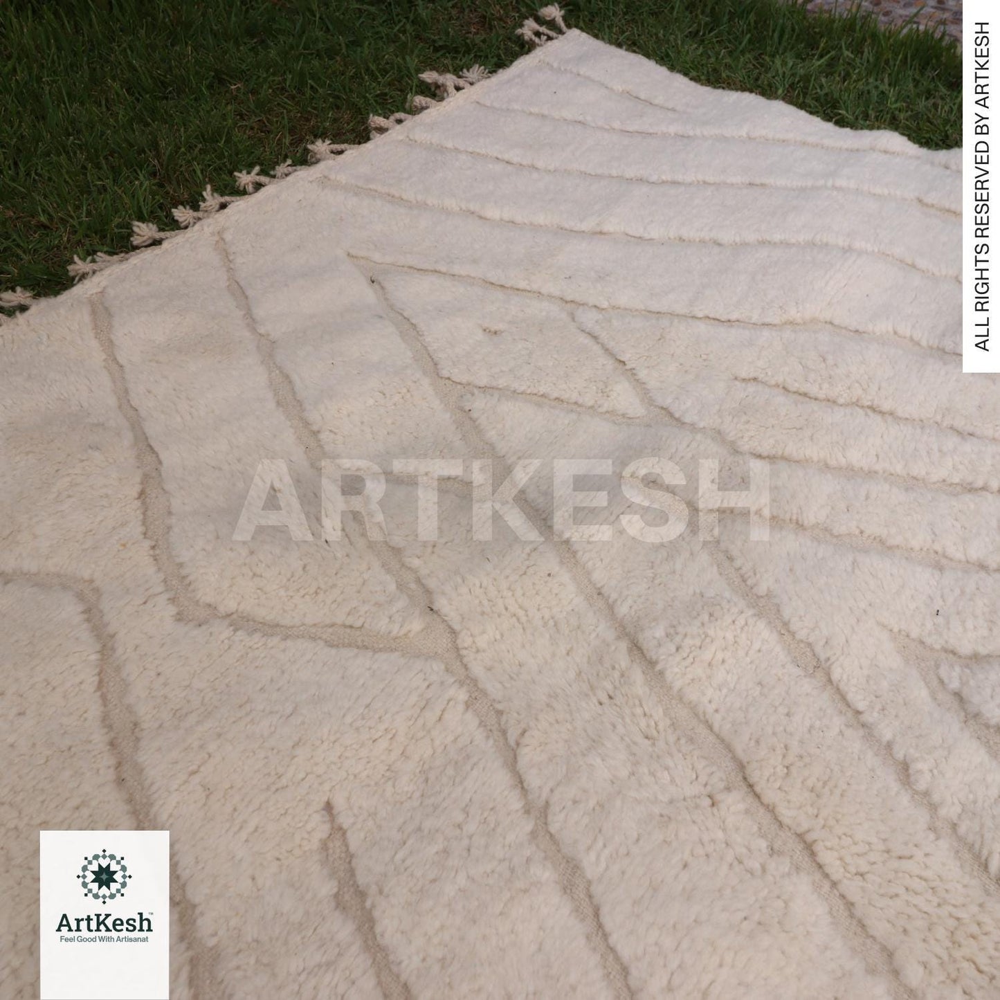 Authentic beni ourain rug - Moroccan rug - Custom rug - Handmade rug - Authentic moroccan rug - Custom moroccan rug - Morocco rug