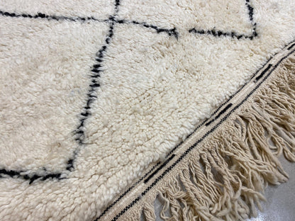 Bohemian Berber Rug | Custom Beni Ourain Floor Rug | Large Area Rug | Organic Wool Rug | Moroccan Rug | Living Room Rug | Hand Knotted Rug