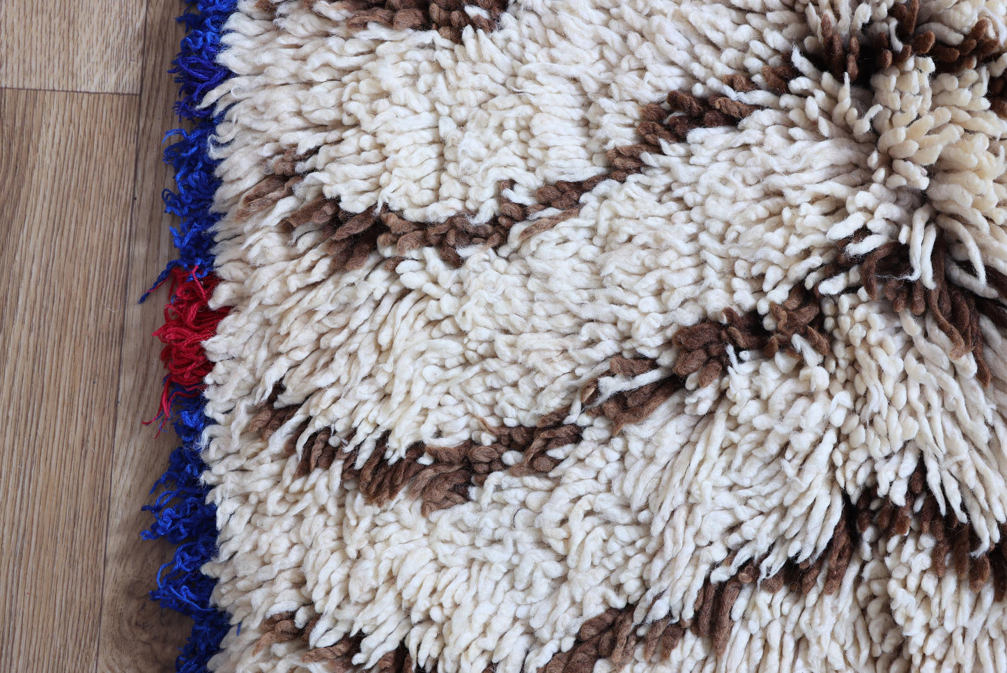 Handmade Moroccan Boucherouite Rug - Colorful Tribal Decor