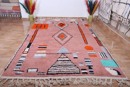 Moroccan Checkered rug - Moroccan rug Checkered - Handmade rug - Moroccan rug - checker board rug - Beni ourain rug - Berber rug - Wool rug