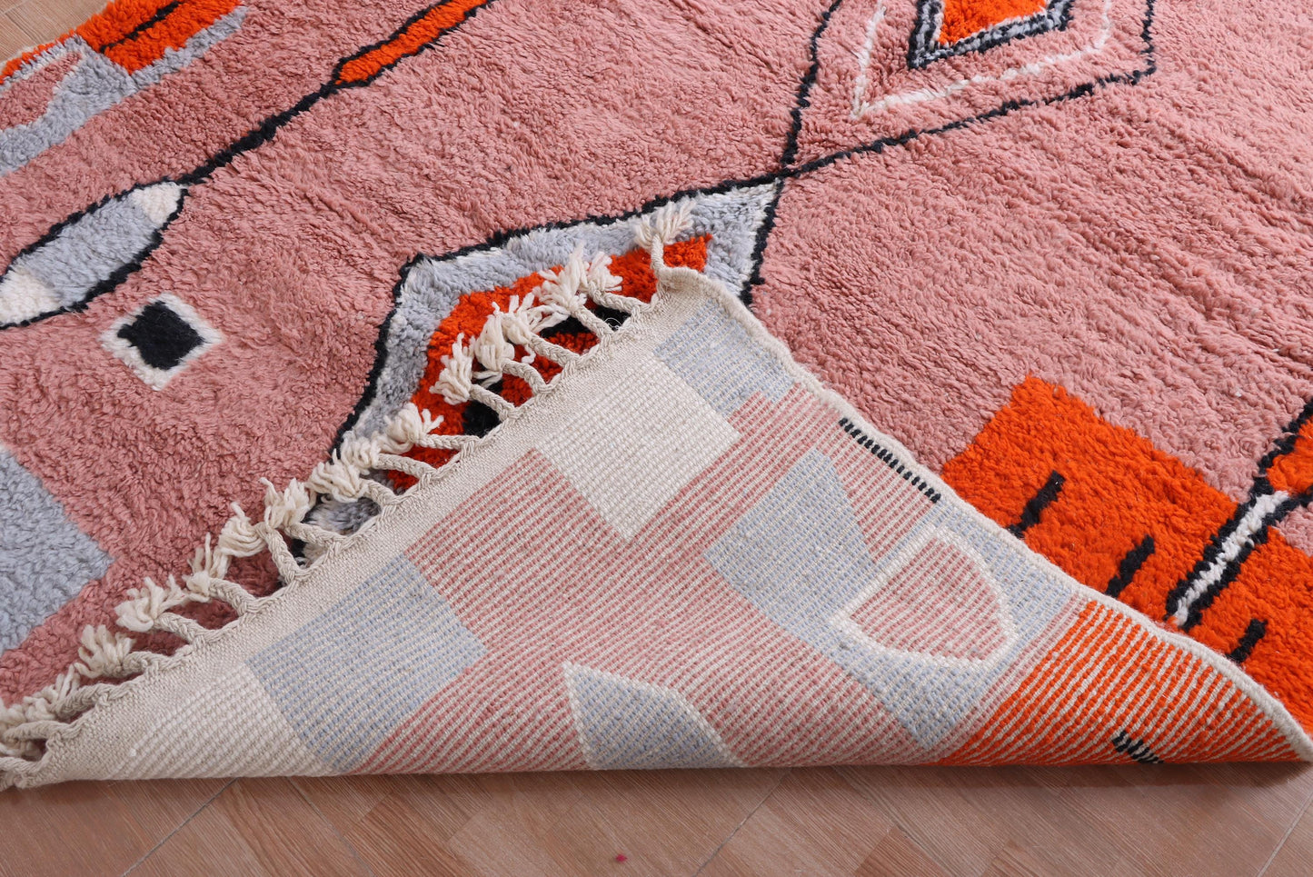 Moroccan Checkered rug - Moroccan rug Checkered - Handmade rug - Moroccan rug - checker board rug - Beni ourain rug - Berber rug - Wool rug