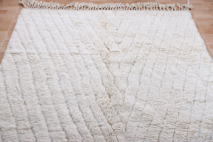 Moroccan rug ivory - Creamy rug - Moroccan cream rug - Wool berber rug - Beni ourain rug - Custom rug - Handmade rug - Moroccan area rug