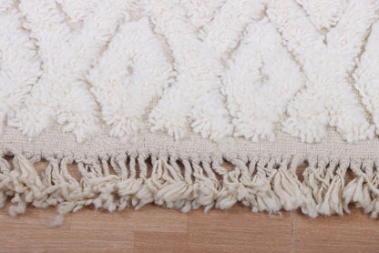 Moroccan rug ivory - Creamy rug - Moroccan cream rug - Wool berber rug - Beni ourain rug - Custom rug - Handmade rug - Moroccan area rug