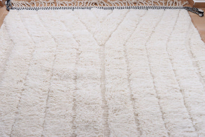 Moroccan rug hand knotted - Beni ourain rug - Wool berber rug - Custom rug - Handmade rug - Genuine lamb wool - Morocco rug - Beni rug
