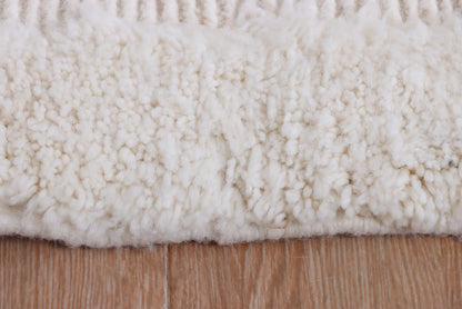 Moroccan rug hand knotted - Beni ourain rug - Wool berber rug - Custom rug - Handmade rug - Genuine lamb wool - Morocco rug - Beni rug