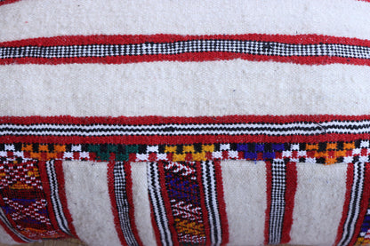 Handmade Moroccan Pouf, Kilim Floor Cushion, Vintage Ottoman, Boho Yoga Pillow, Colorful Rug Pouf for Home Decor