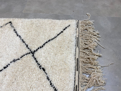Bohemian Berber Rug | Custom Beni Ourain Floor Rug | Large Area Rug | Organic Wool Rug | Moroccan Rug | Living Room Rug | Hand Knotted Rug